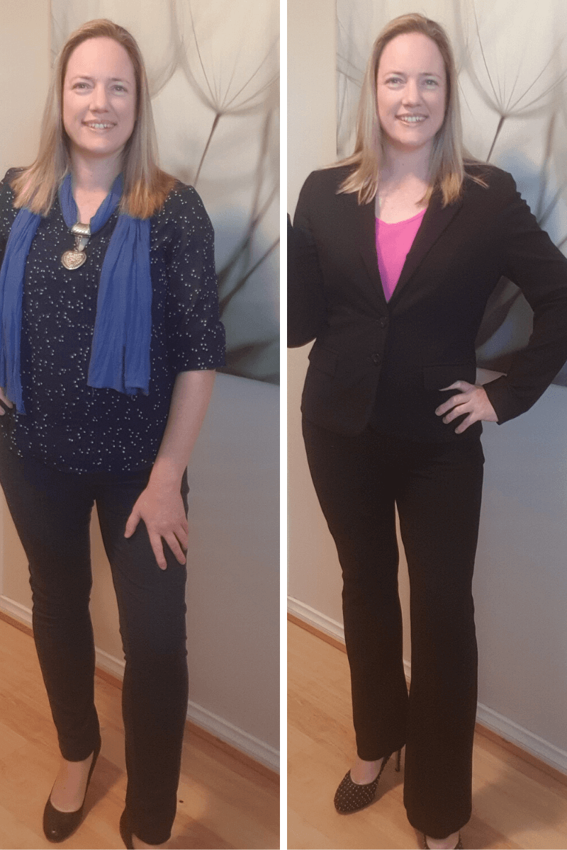 Lisa Mahar Office and Corporate Interview Outfit