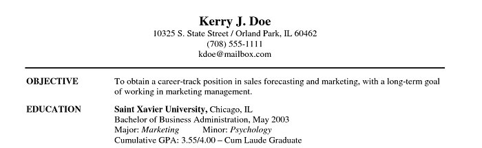 Should I Use A Resume Career Objective In My Resume