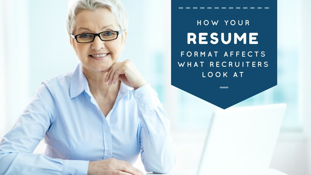 How your resume format affects what recruiters look at