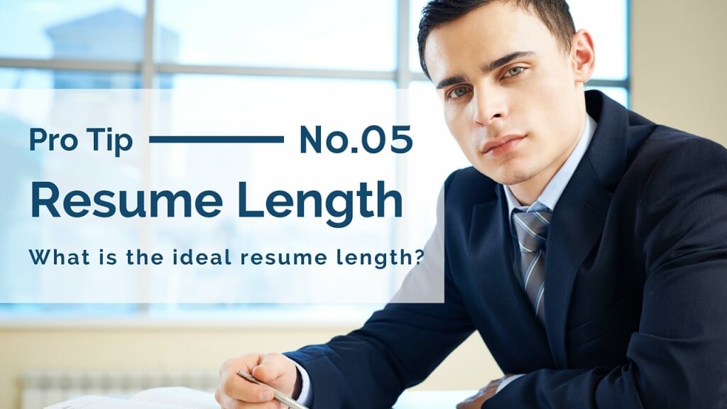 The proper resume length for job seekers
