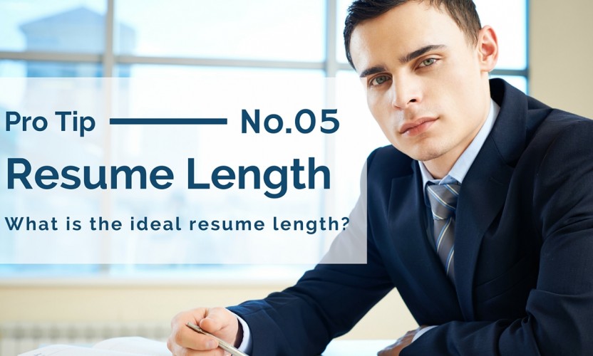 The Proper Resume Length For Job Seekers