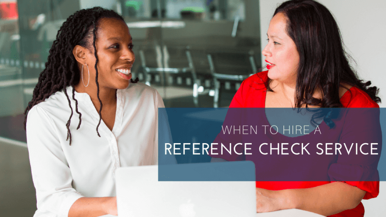 Reference check service