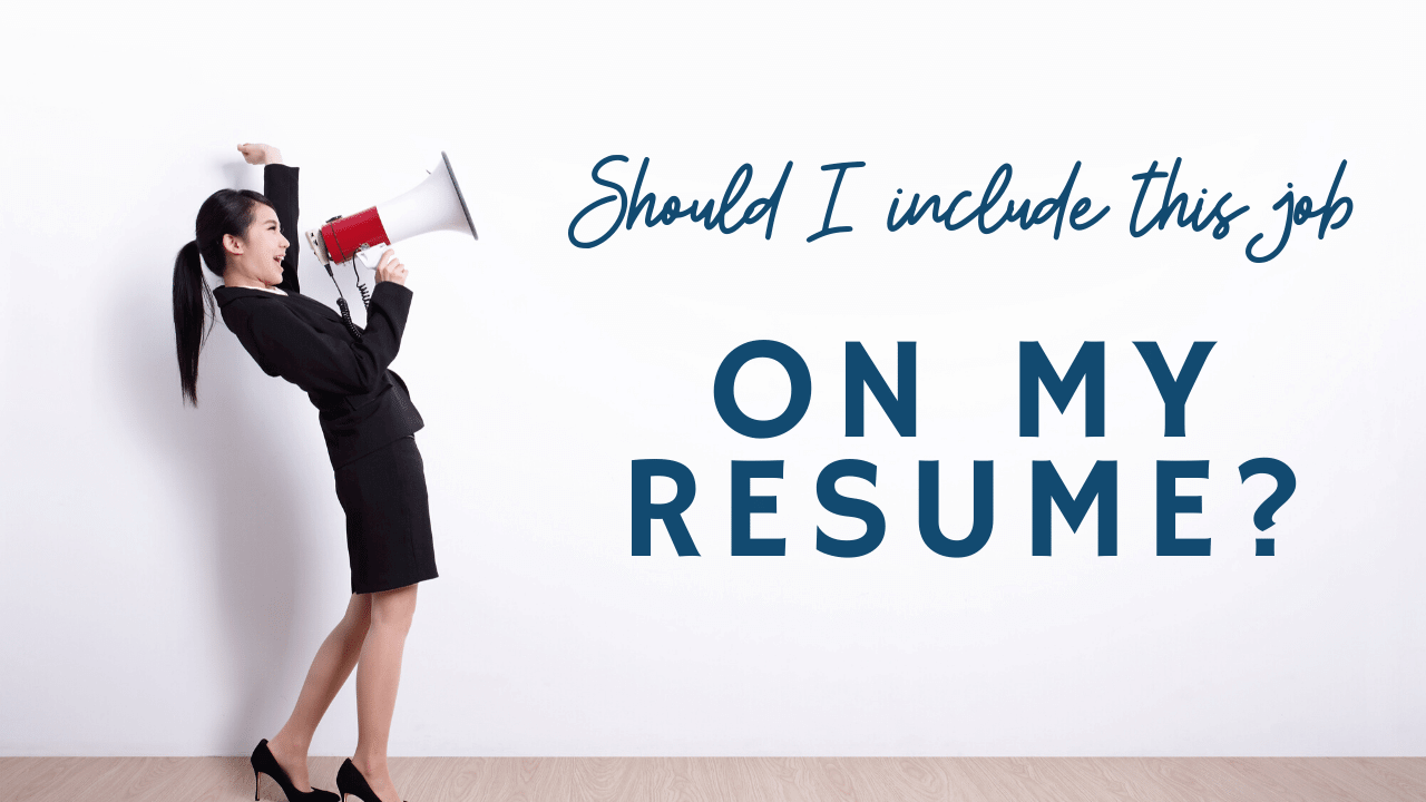 Does a shortterm job belong on a resume? Meritude